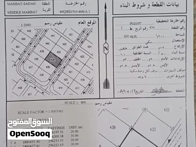 Residential Land for Sale in Dhofar Mirbat