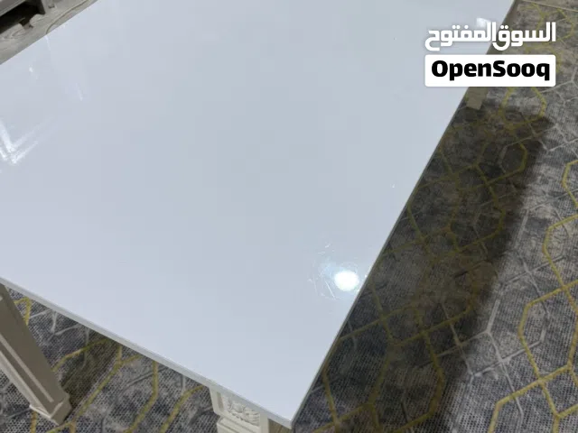 ميز طعام ابيض 8كراسي 700 او بدون الكراسي 650