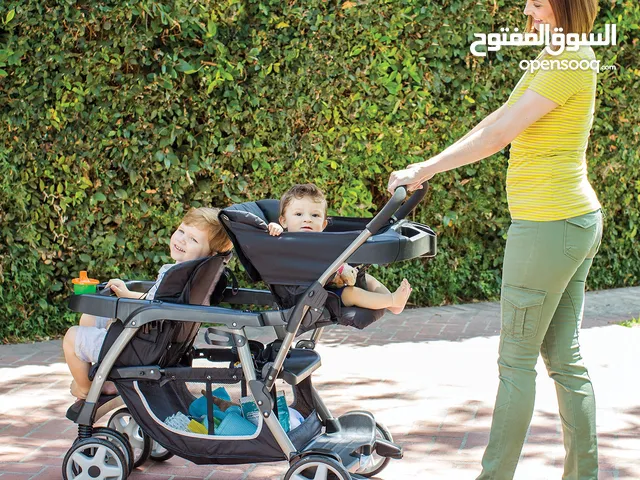عرباية اطفال 3 ب 1 graco اصلي امريكي لشخصين