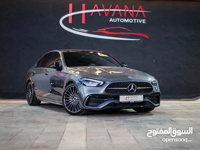 Mercedes benz C180 AMG package مديل 2022 عداد 20 الف كم فقط