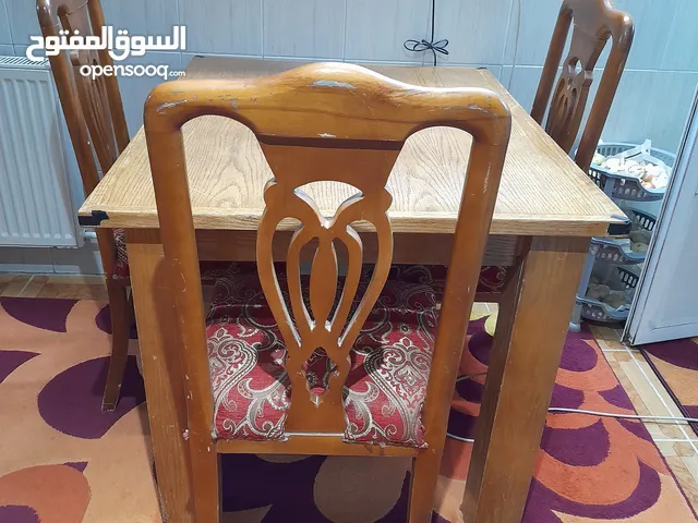 طاوله خشب زان وست كراسي