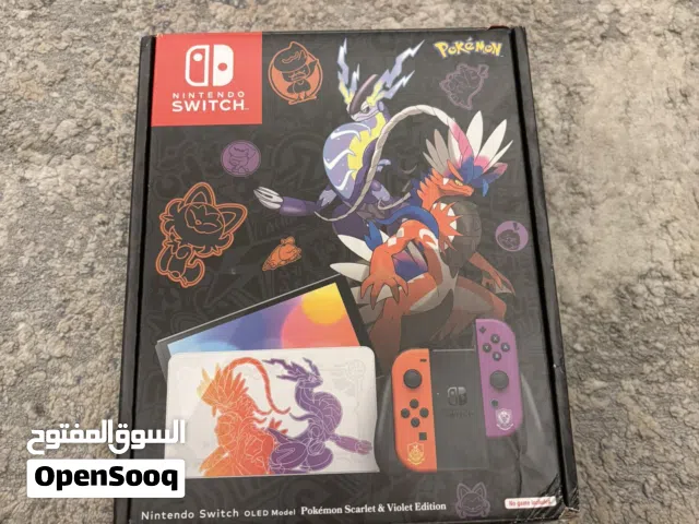 Nintendo switch OLED model Pokémon scarlet & violet Edition.