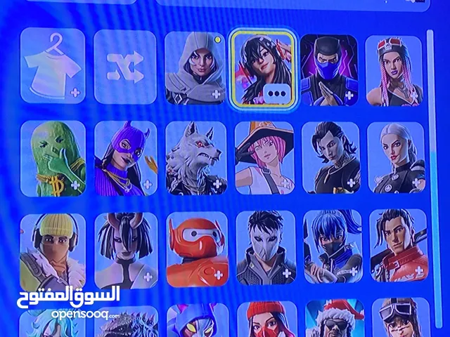 حساب فورت نايت 54 سكن