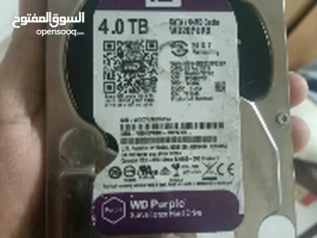 هارد ديسك 4 تيرابايت وسترن 4tb HDD wd purple