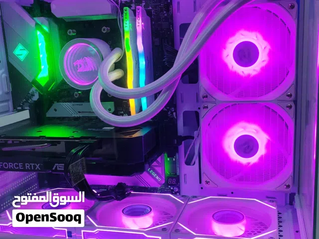 1450 السعر Pc للبيع Cpu:RYZEN 7 5700X معالج Gpu:RTX 5060Ti (16)GB VRAM asus 2 fan كرت شاشة