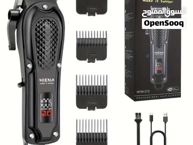 مكينة  حلاقة نوعية ممتازة شحن تايب سي بطارية ليثيوم شاشة ليد يوجد كمية