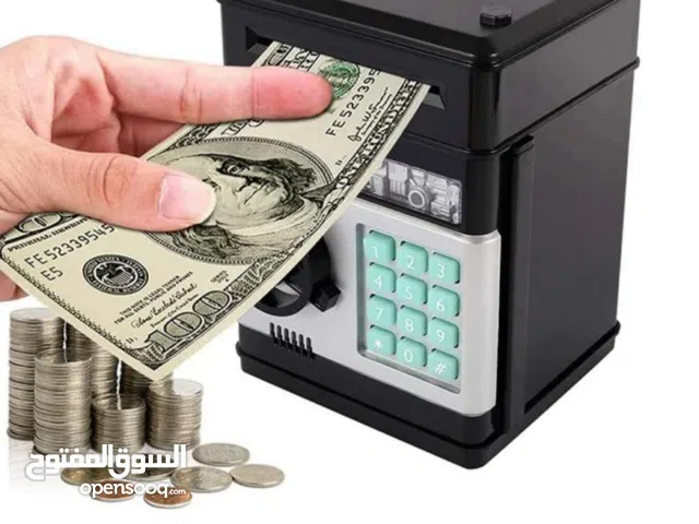 حصالة الأطفال الذكية تعلّم الادخار بأسلوب ممتع إدخال النقود مثل الصرّاف الآلي