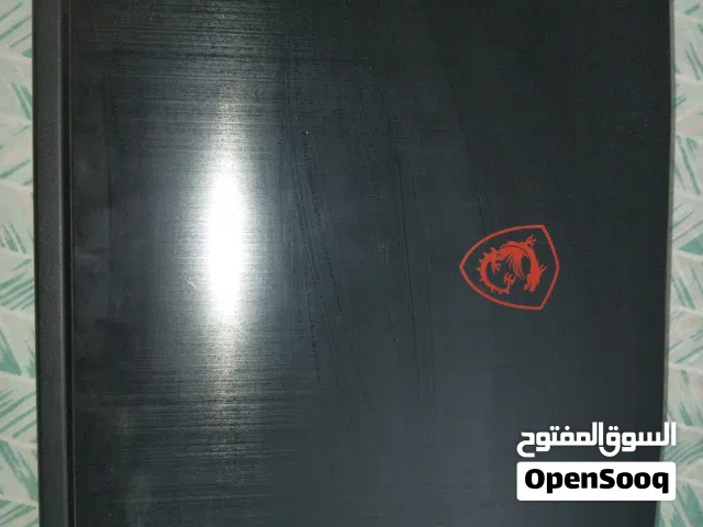 MSI Gaming laptop.