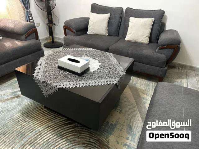 طقم كنب. تفصيل  خشب زان اصلي  7اشخاص واضافه بف  تفصيل