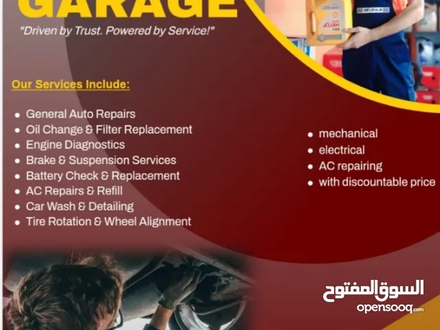 Car maintenance and oil change service, engine tuning, AC and electric work