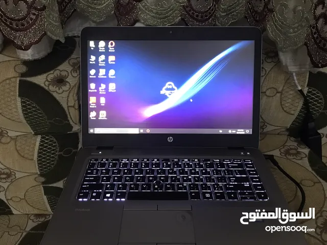 لابتوب hp نضيف جداًجيل السابع كور أي 7  ذاكرة 4 كيكة كارت شاشه داخلي متصل نو ع لآب سلم انيق