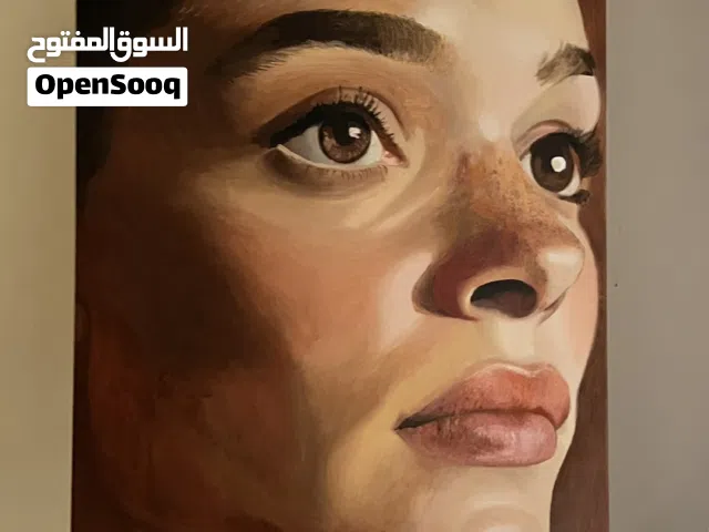لوحة جدارية زيتية اصلية قياس 70*50