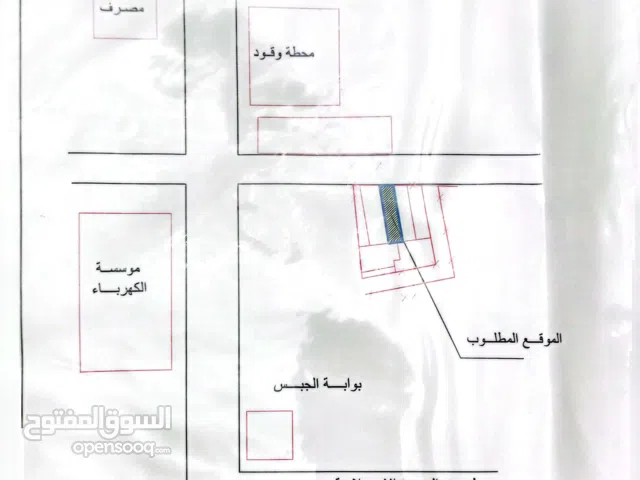 قطعة ارض للايجار على الطريق  طريق المتفرع من سمافرو احمد محمود