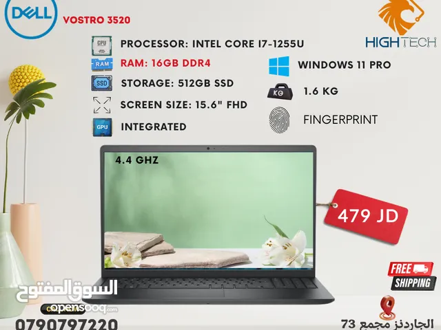 لابتوب ديل فوسترو انتل كور اي 5 جيل 12 - 8جيجابايت رام - 256جيجابايت -15.6" فل اتش دي Dell ب بصمة
