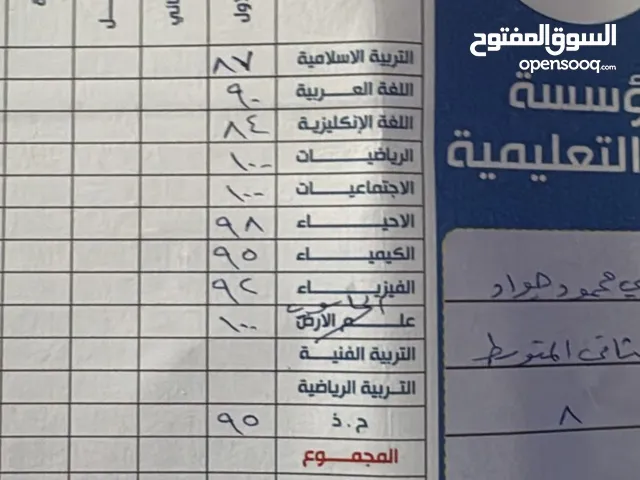 مدرسة خصوصية متنقله لكافة المراحل وعلى وجه الخصوص لطلبة الثالث المتوسط الأعزاء جميع المواد الدراسية