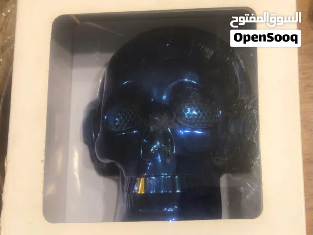 لبيع سماعة سبيكر بلوتوث شكل جمجمة ازرق