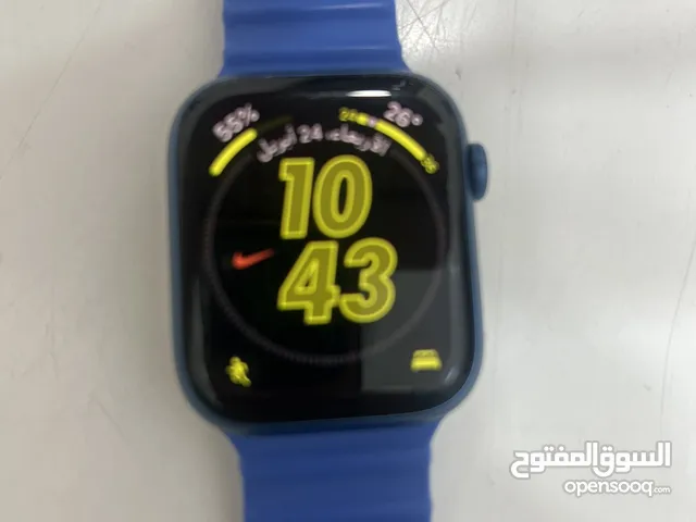 ساعة ابل الاصدار السابع لون ازرق شريحة              Apple Watch Series 7, blue