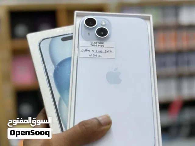 iPhone 15 plus -512 GB - Satisfactory device available with box