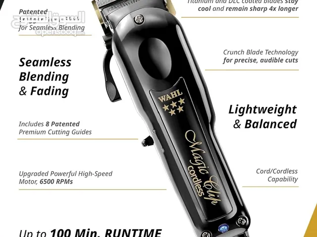 Wahl Cordless Magic Clip Black Professional Hair clipper