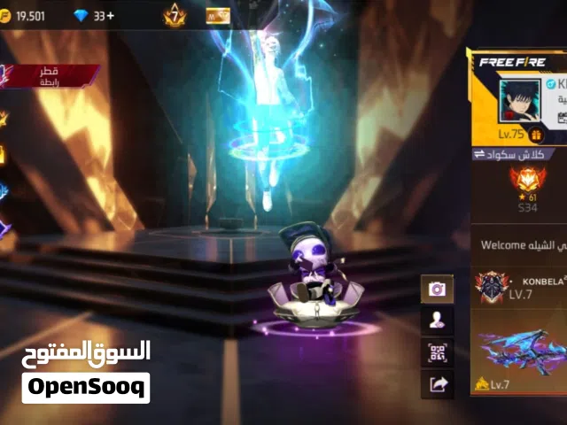 Free Fire Accounts and Characters for Sale in Cairo