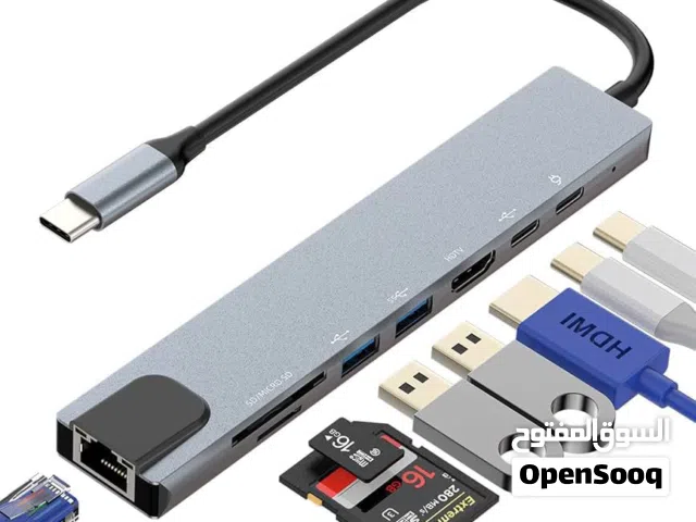 USB C Hub, 5-in-1 USB C to Ethernet Adapter with 4K HDMI Adapter