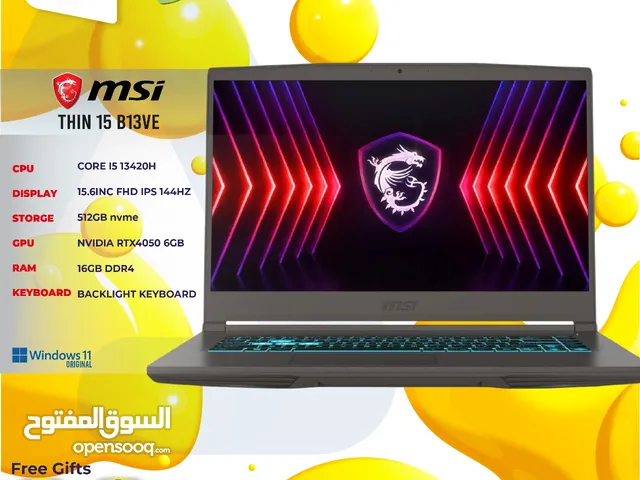 لابتوب ام اس اي اي 5 Laptop MSI i5 RTX4050 بافضل الاسعار
