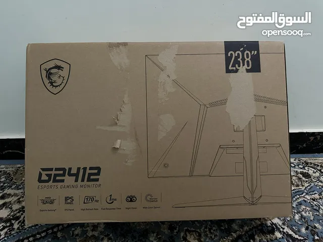 23.8" MSI monitors for sale  in Al Sharqiya