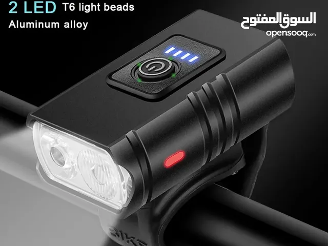 كشاف امامي فاخر قابل للشحن للبسكليتات usb rechargeable bicycle headlight