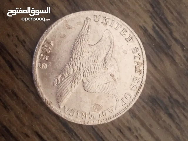 السلام عليكم سنت امريكي من النوادر تاريخ 1856 الخاله كما في الصوره التسليم في الاردن