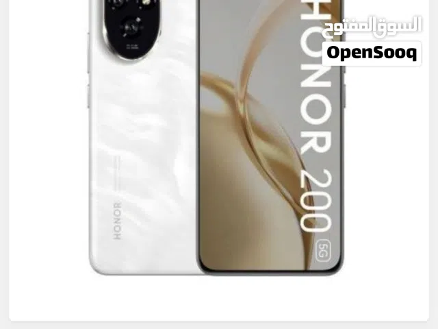 Honor 200-6.7" 256GB/12GB Dual SIM 5G Mobile Phone - Moonlight  White  هاتف هونور 200 أبيض 12/256 5G