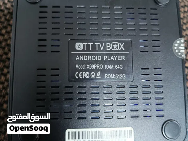 Tv box  512 gb storage 64 gb ram very fast working.