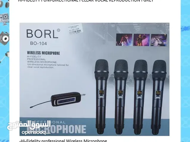 Borl Wireless Microphone Set - BO-104 FC ll Brand-New ll