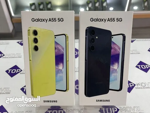ساسمونج A55 5G جديد كفالة شرق اوسط (128GB/256GB)