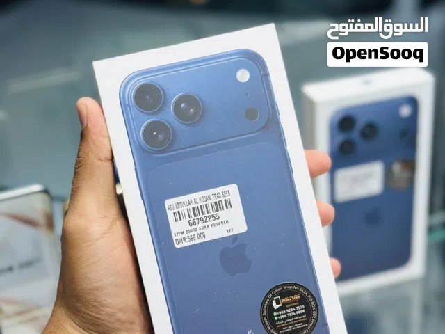 Apple iPhone 17 Pro Max in Blue - Brand New 256 GB Smartphone arabica version