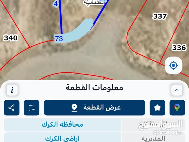 ارض للبيع في العدنانية / الكرك