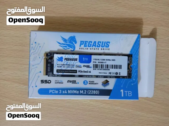 هارد SSD Pegasus 1TB M.2 NVMe جيل ثالث (صحة 100% مع العلبة)