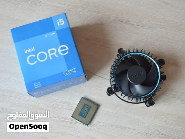 معالج i5 12400f مع مبرد احترافي ومبرده الاصلي
