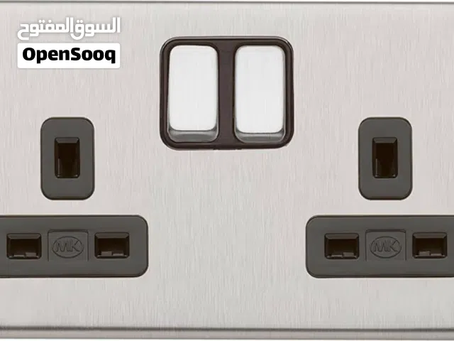 New MK K24347BSSB Switch/Socket Module UK  (sealed box) مفتاح كهربائي انجليزي الصنع ستانلستيل اصلي
