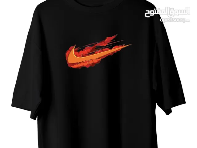 Fire Swoosh -Streetwear Oversized T