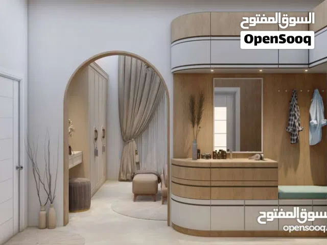 شقة دور السادس  يوجد اصنصير شغال بالكود حجم كبير جديدة تشطيب حديث ممتاز بالدهماني