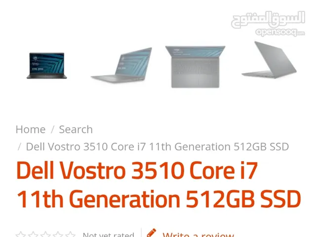 Dell Vostro 3510 Core i7 11th Generation 512GB SSD