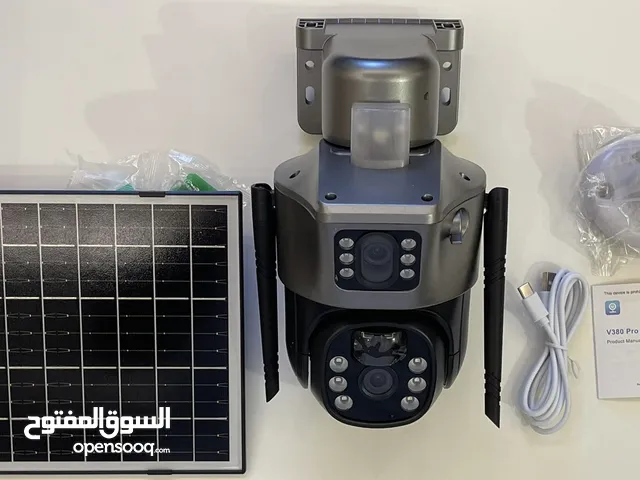كاميرا مراقبة خارجية لاسلكية تعمل بالطاقة الشمسية متوفرة بنسخة WiFi و 4G مع ذاكره 128GB مجانا