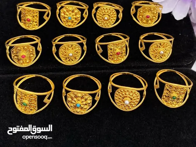 خواتم ذهب عيار 21