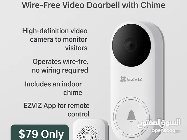 ‏ EZVIZ DB2C – جرس باب ذكي لاسلكي بكاميرا وجرس داخلي