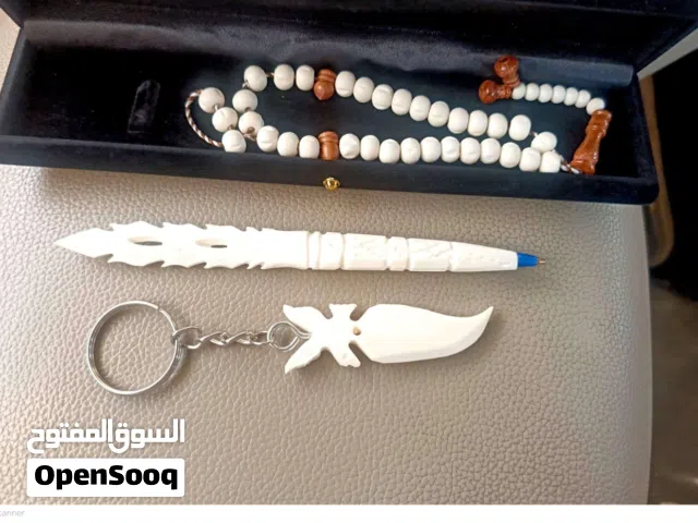 طقم سبحة عظم جمل أصلية صناعة يدوية  Handmade Original Camel Bone Tasbeeh Set