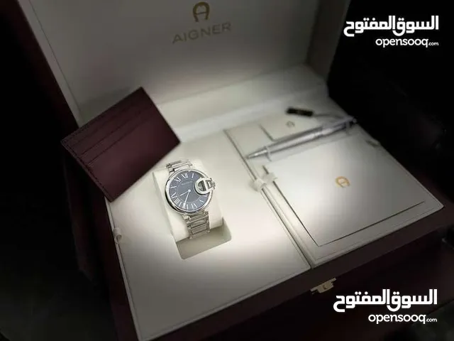 طقم رجالي اجنر ساعه قلم ومحفظه جديد لم يستخدم