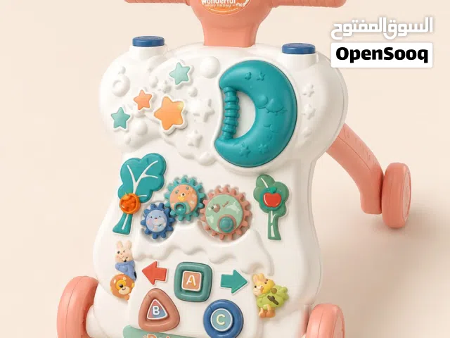 للبيع استعمال بسيط جدًا مشاية أطفال تعليمية مع موسيقى تساعد الطفل على المشي بثبات وأمان  تصميم ثابت
