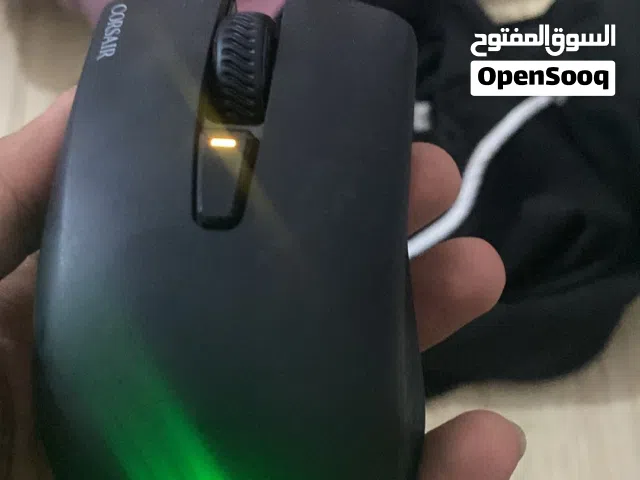 والماوس من شركه CORSAIR الماوس يجي بلوتوث وايرلس نضافته 95/95بلميه