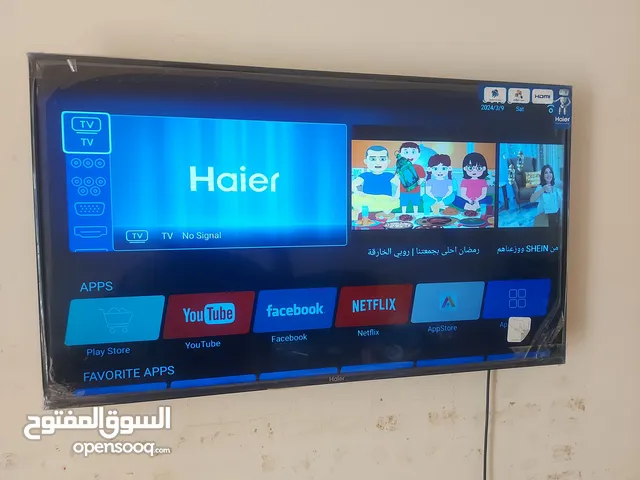 Haier 43" Smart TV for sale with the wall bracket