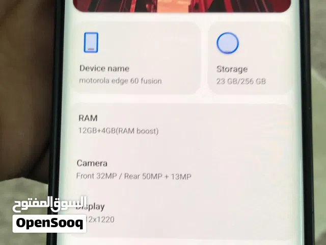 Motorola 60 fusion use only lightly like new